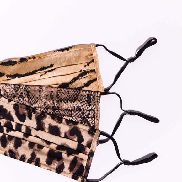 New Apparis Winnie Tan Leopard, Tiger & Python 3 PCS Face Non Medical Masks - Picture 3 of 7